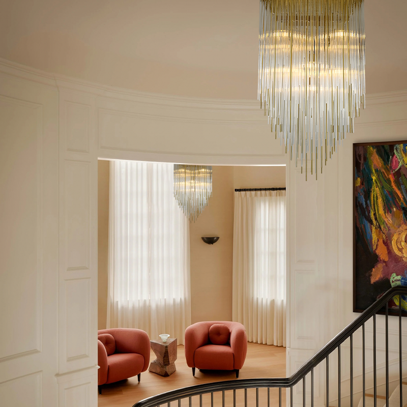 Fall Square Chandelier 30"