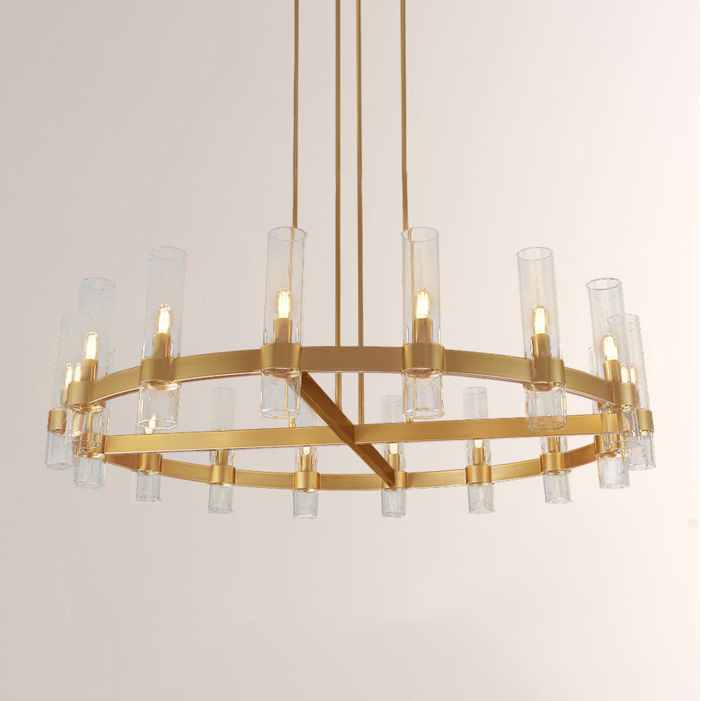 Tara Led Round Chandelier 48"