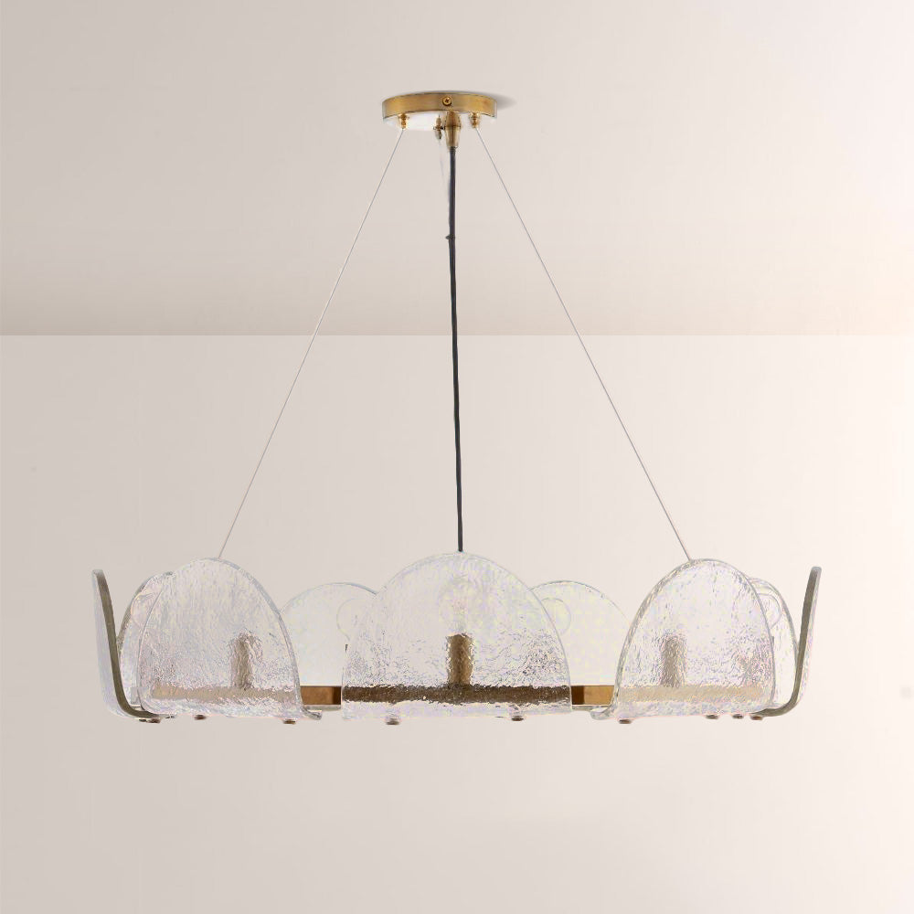Mendez Glass Round Chandelier