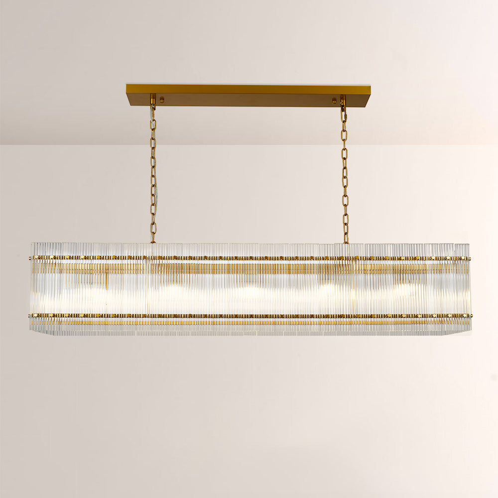 Fiona Rectangular Chandelier 54"