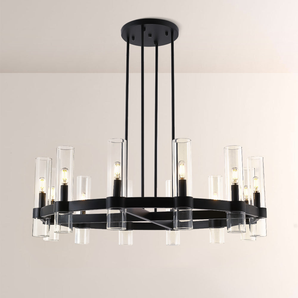 Tara Led Round Chandelier 36"