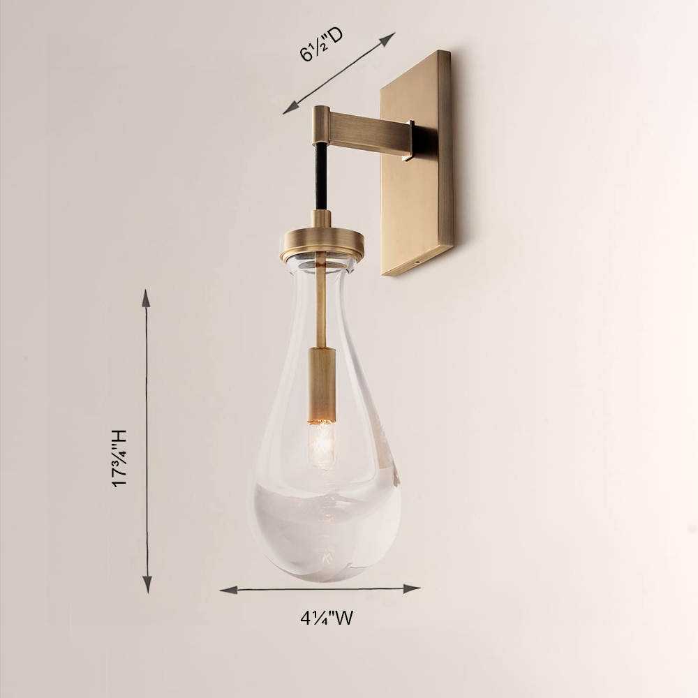 Raindrop Sconce