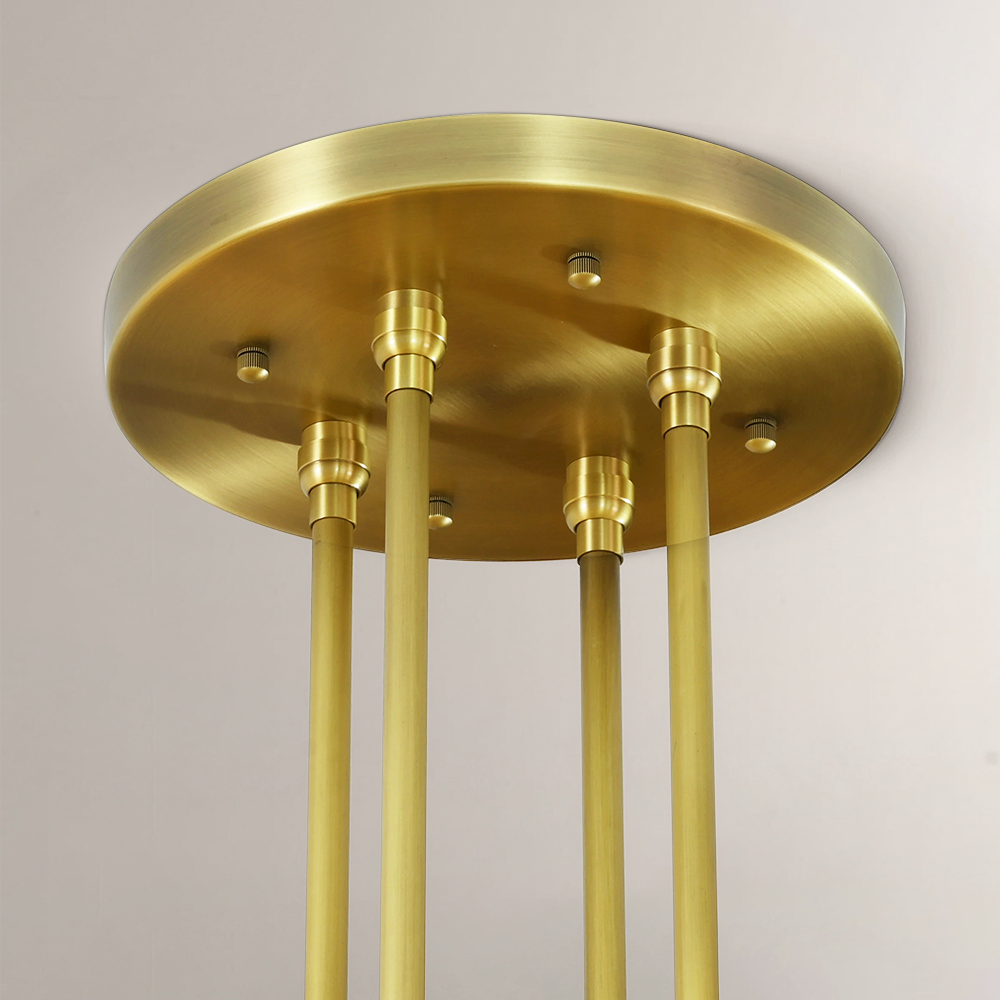 Tara Led Round Two-Tier Chandelier 60"