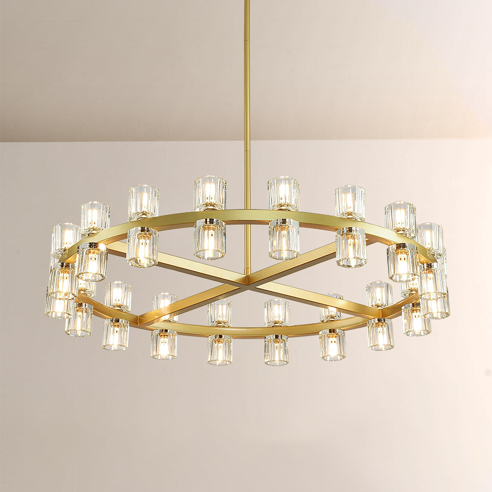 Tara Led Round Chandelier 36"
