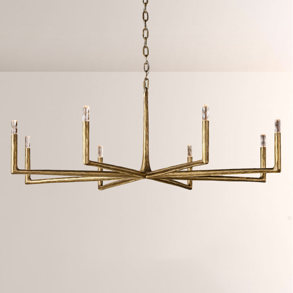Logan Forged Round Chandelier 60"