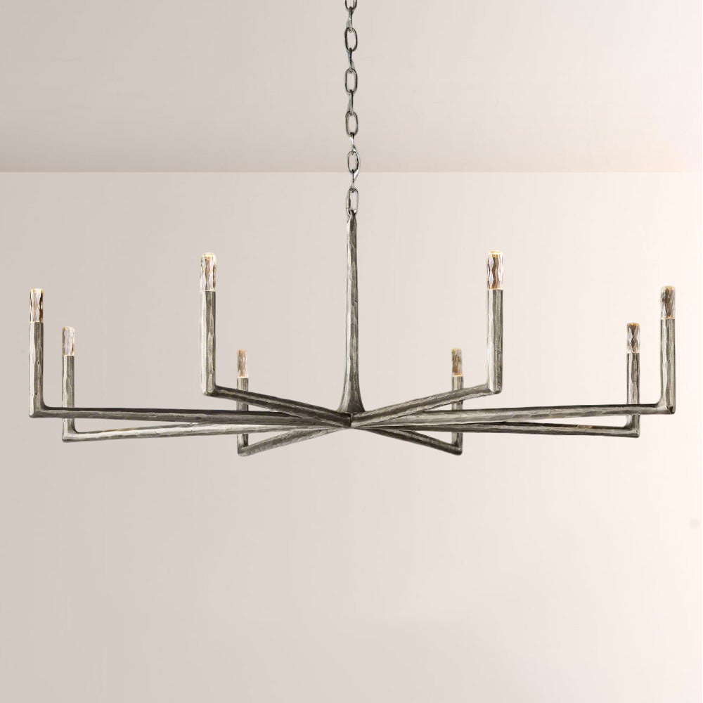 Logan Forged Round Chandelier 60"
