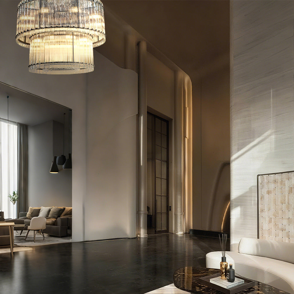 Fiona Two-Tier Round Chandelier 37"