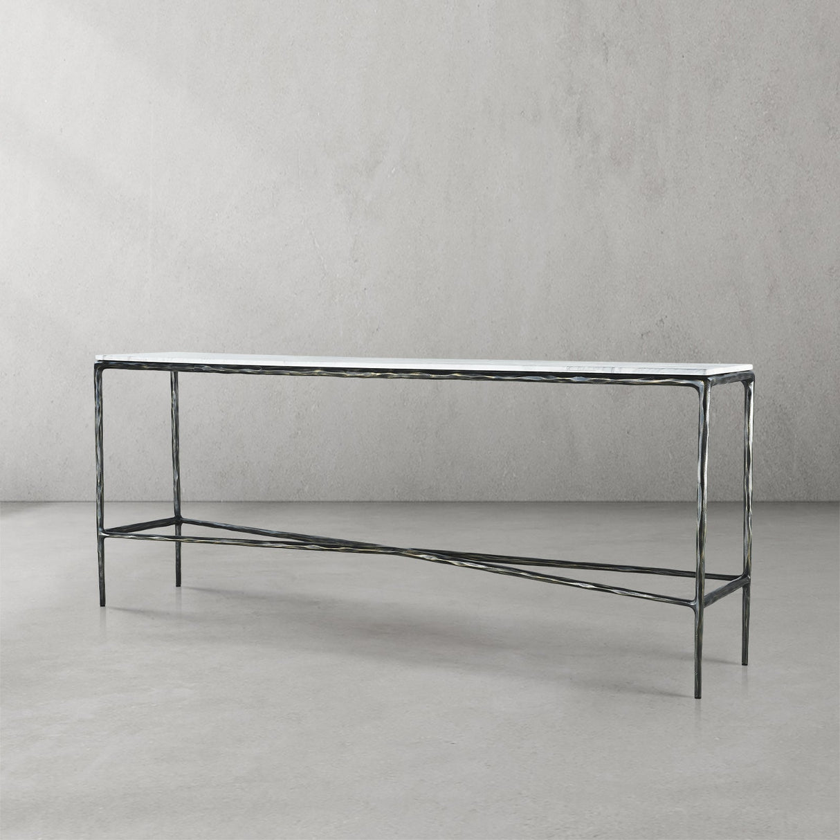 Thaddeus Marble Console Table 48"W,60"W,72"W
