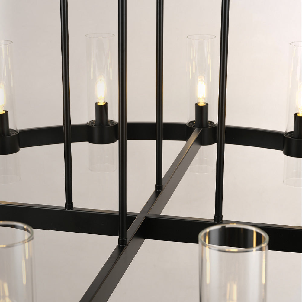 Tara Led Round Chandelier 48"