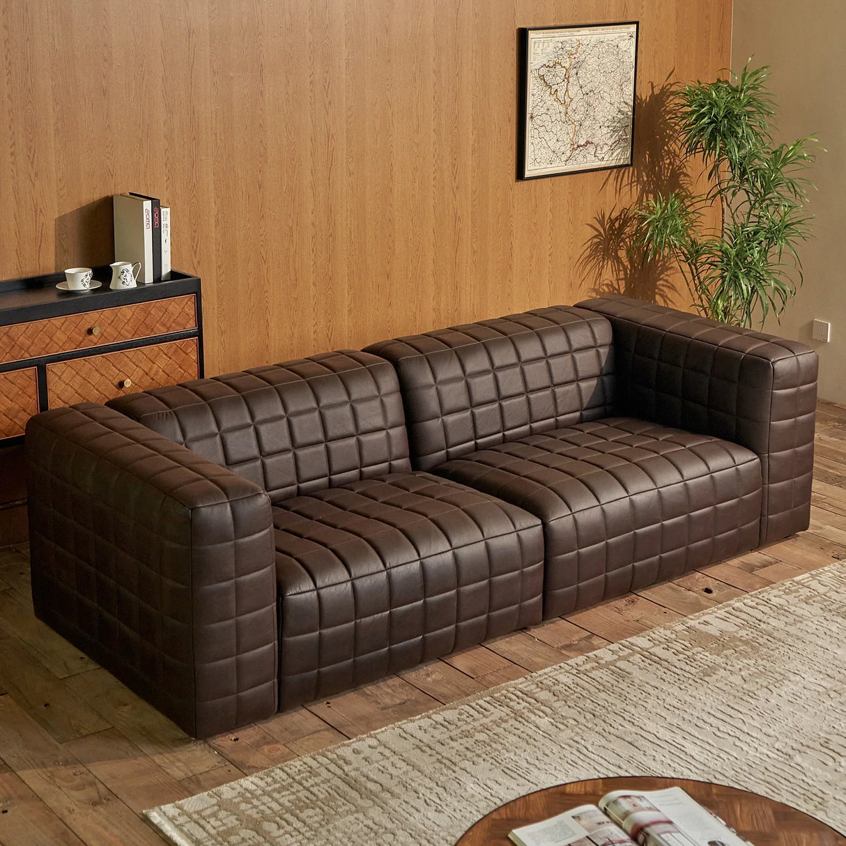 Tahoe Burnished Cocoa Sofa 94"