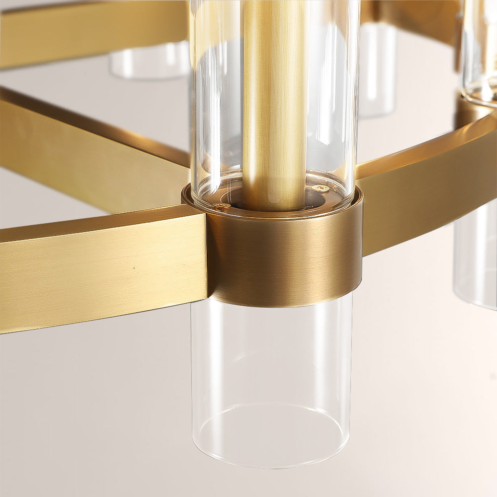 Tara Led Round Chandelier 36"