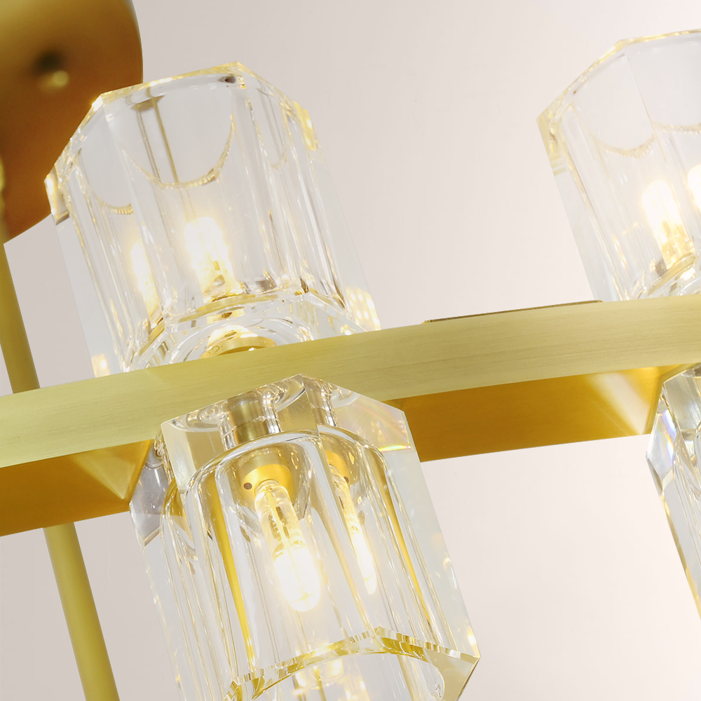 Tara Led Round Two-Tier Chandelier 60"