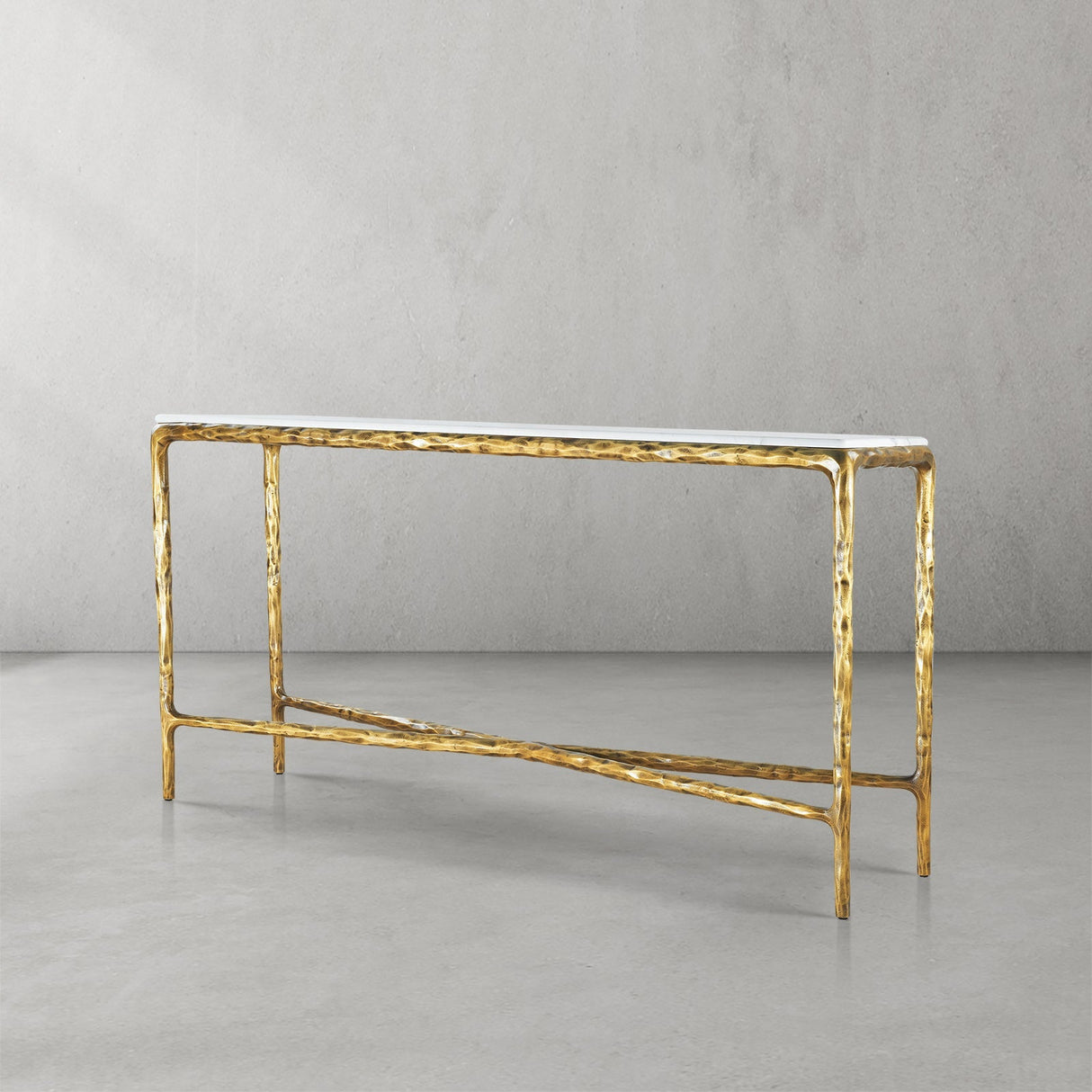 Thaddeus Marble Console Table 48"W,60"W,72"W