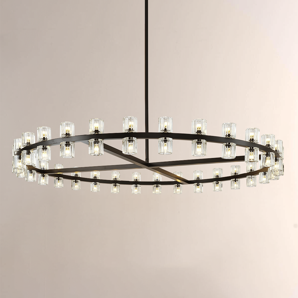 Tara Led Round Chandelier 60"