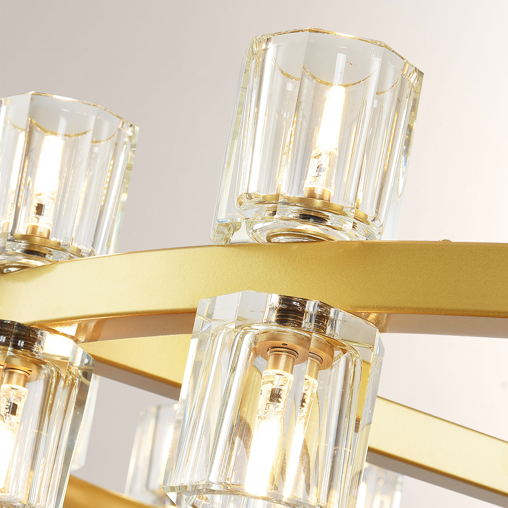 Tara Led Round Chandelier 60"