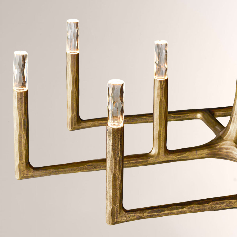 Logan Forged Round Chandelier 36"