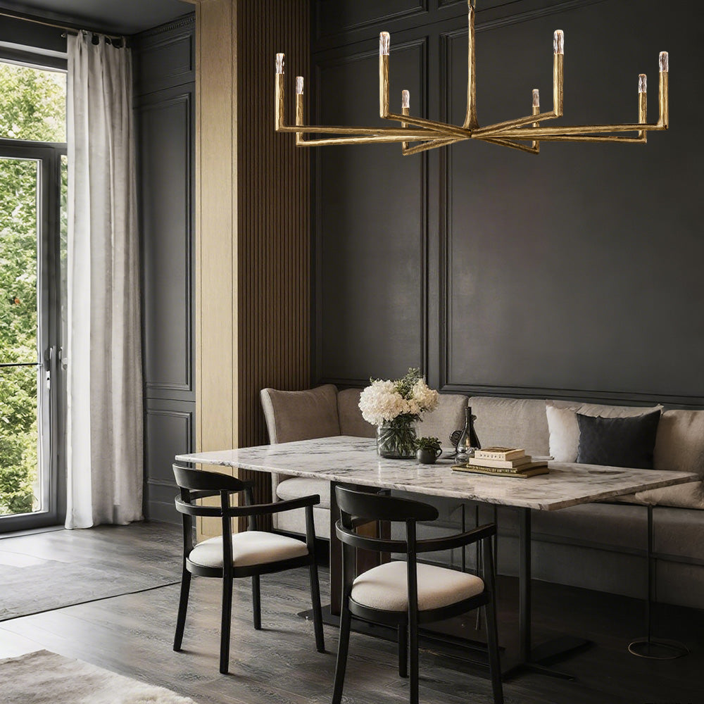 Logan Forged Round Chandelier 60"