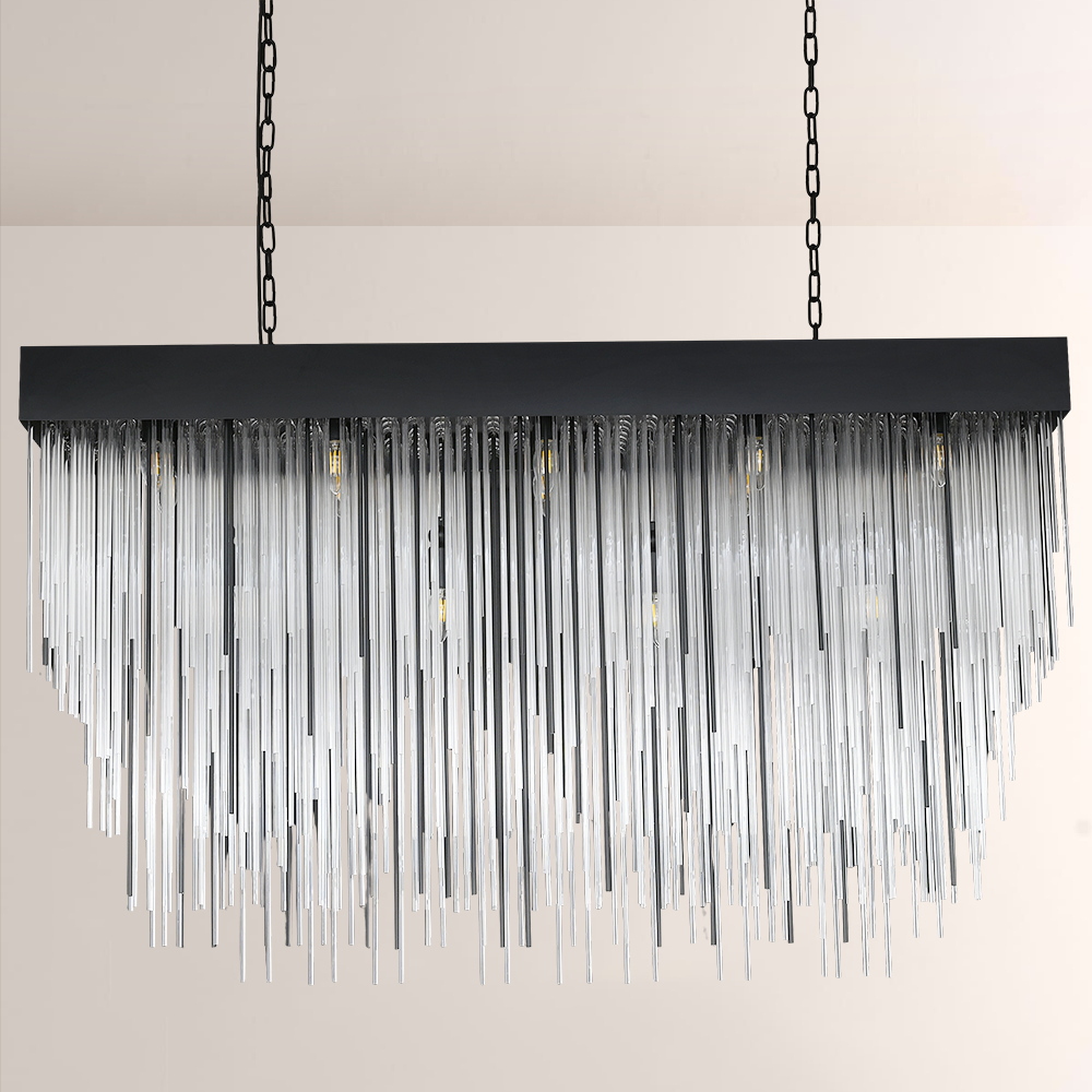 Fall Rectangle Chandelier 54"