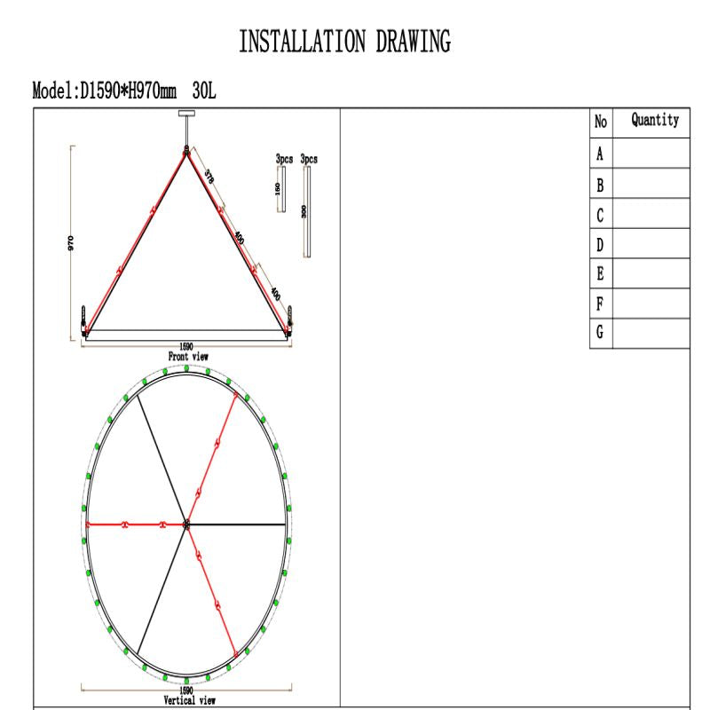 Camia Candelabra Round Chandelier<26"-73">