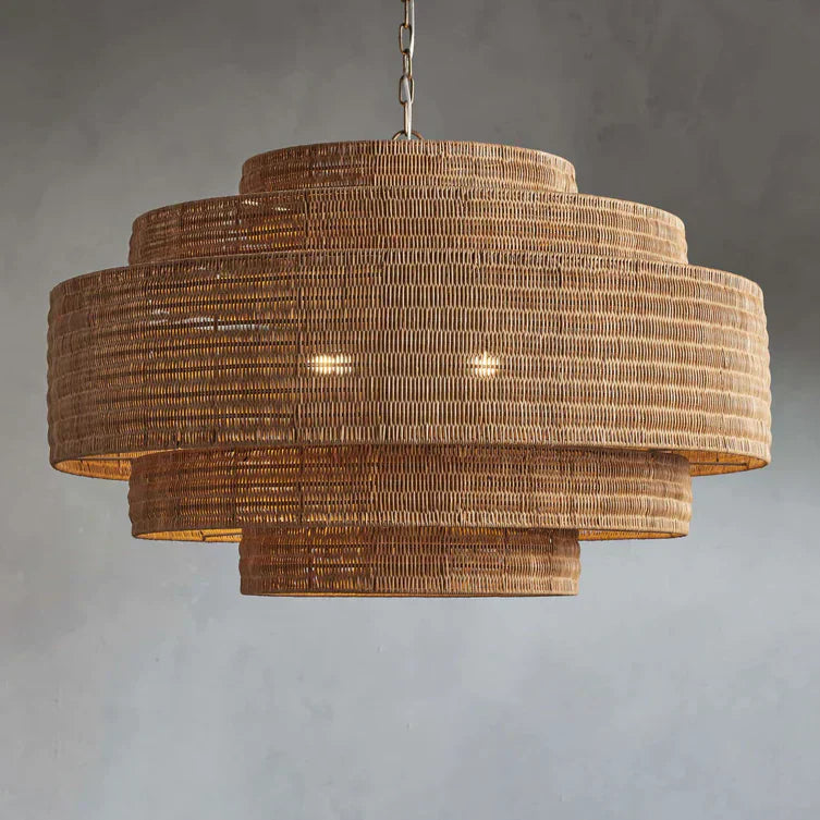 Paloma rattan Chandelier