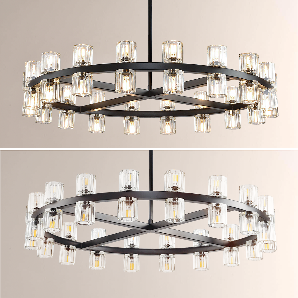 Tara Led Round Chandelier 36"