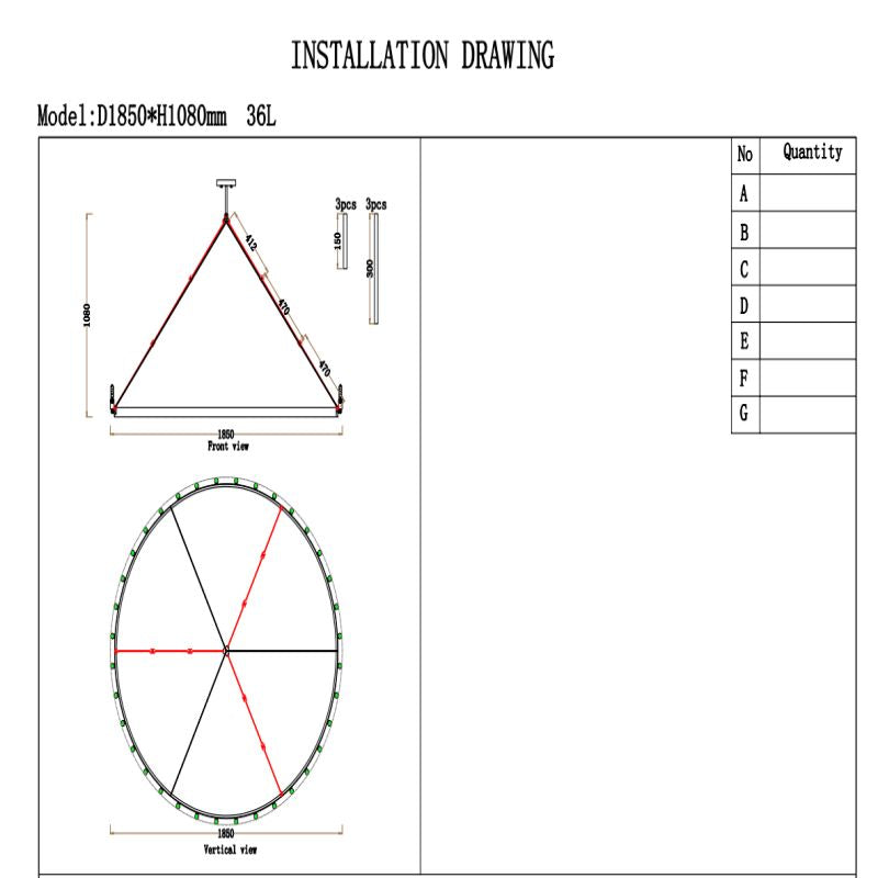 Camia Filament Round Chandelier<26"-73">