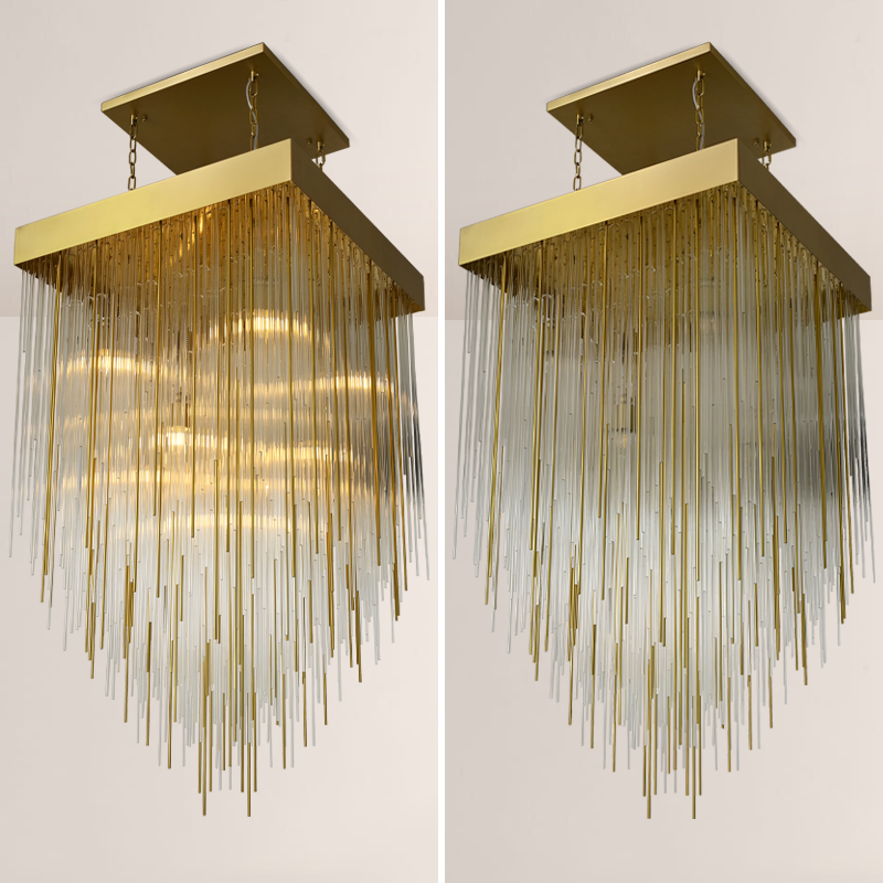 Fall Square Chandelier 30"