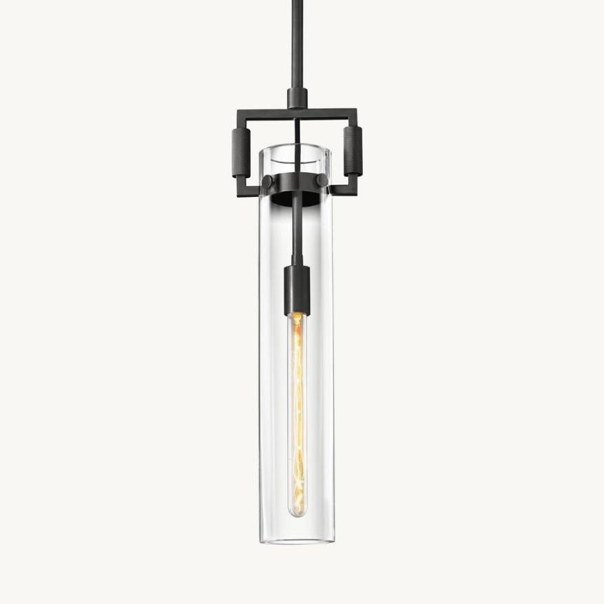 Aisha Glass Cylinder Pendant