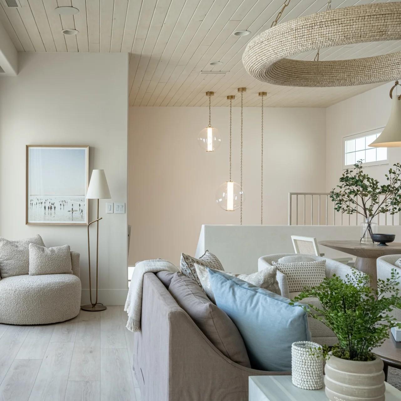 Alabaster Tube Glass Globe Pendant