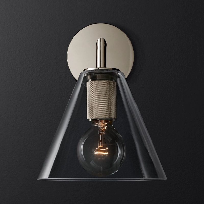 Aidas Funnel Shade Sconce