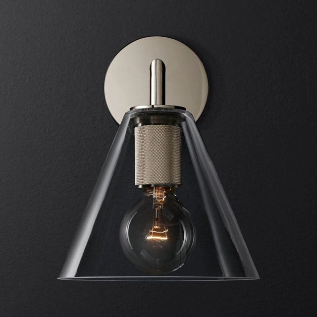 Aidas Funnel Shade Sconce