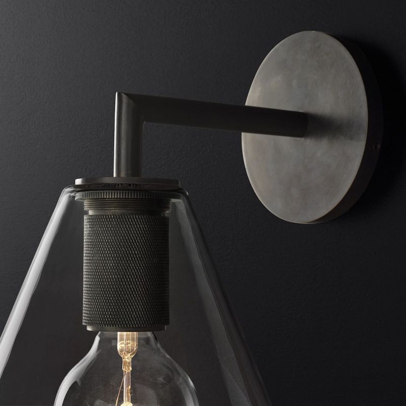 Aidas Funnel Shade Sconce