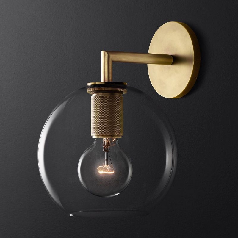 Aidas Globe Shade Sconce