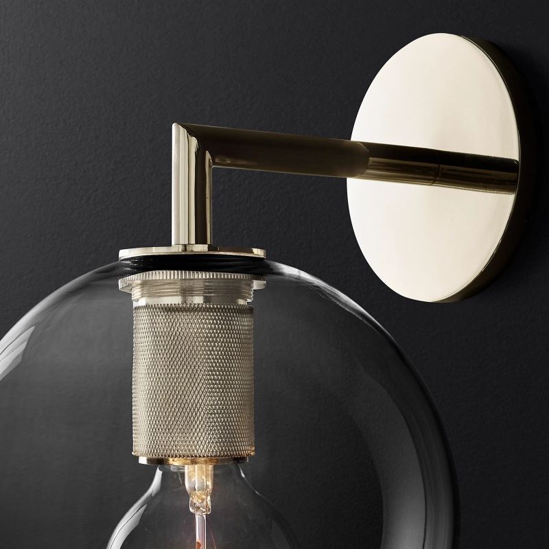 Aidas Globe Shade Sconce