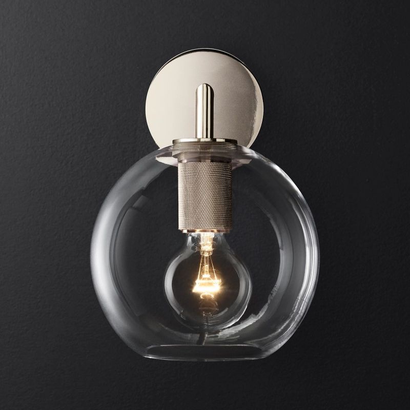 Aidas Globe Shade Sconce