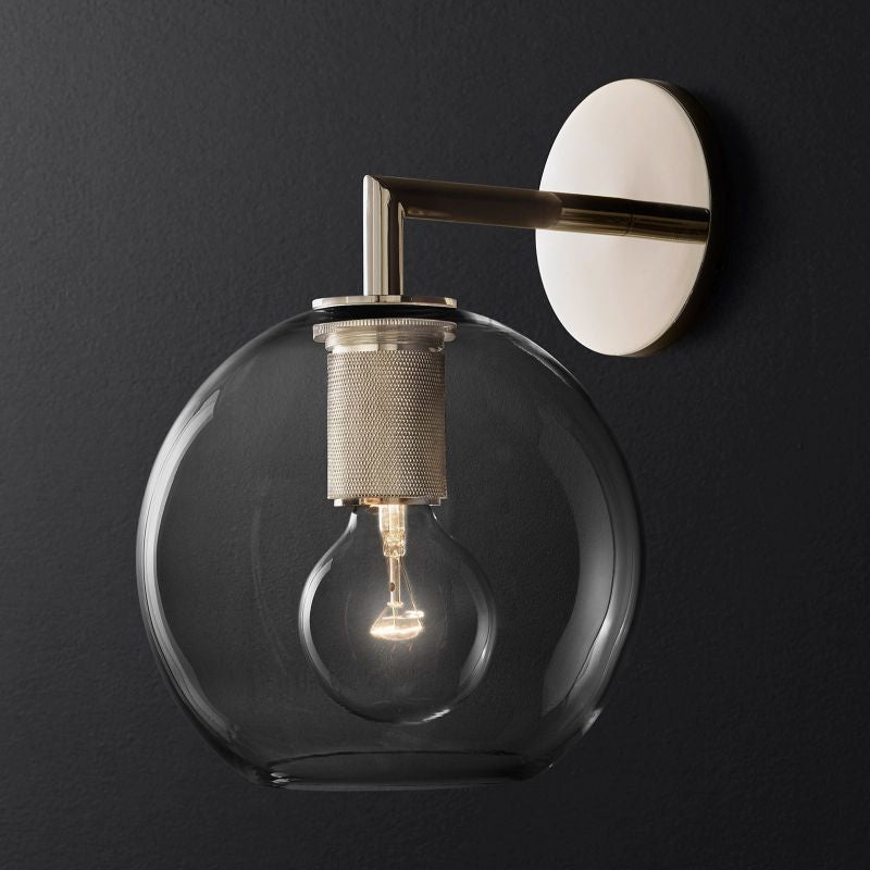 Aidas Globe Shade Sconce