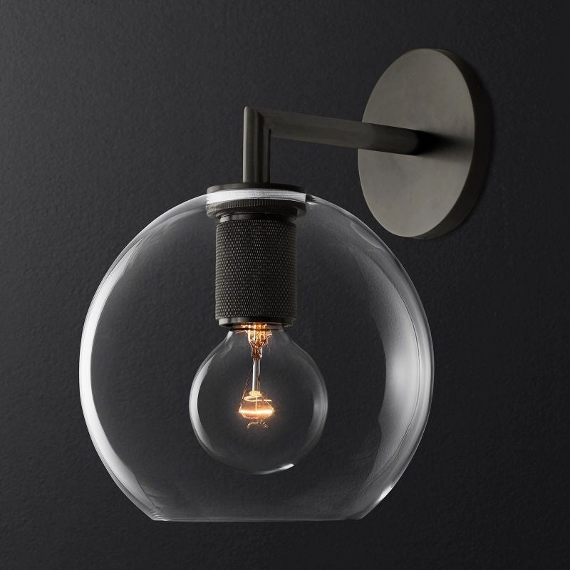 Aidas Globe Shade Sconce