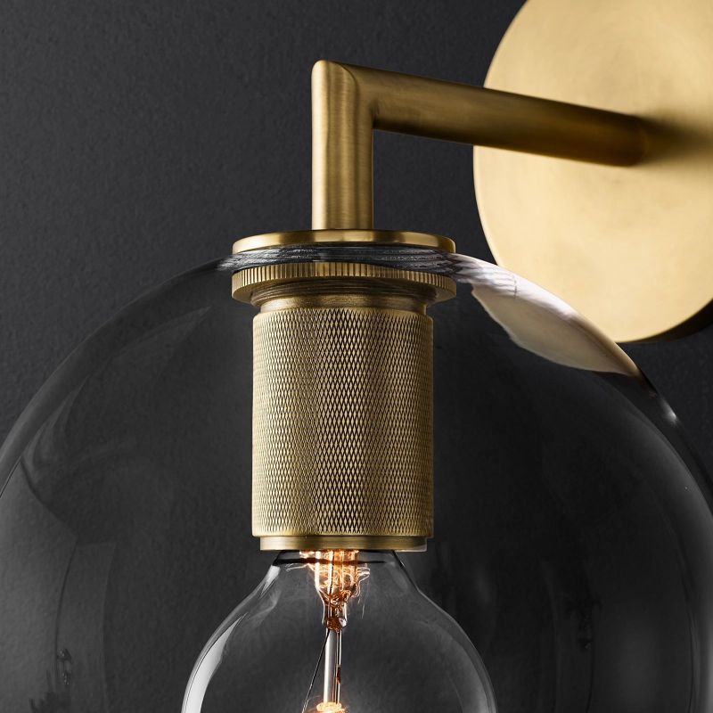 Aidas Globe Shade Sconce