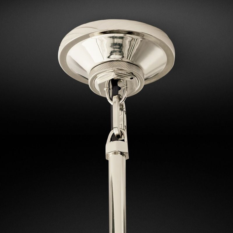 Aidas Milk Glass Cloche Pendant