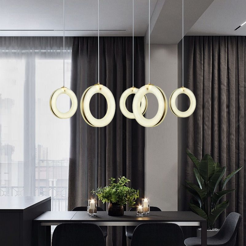 Alabaster Staircase Chandelier Light