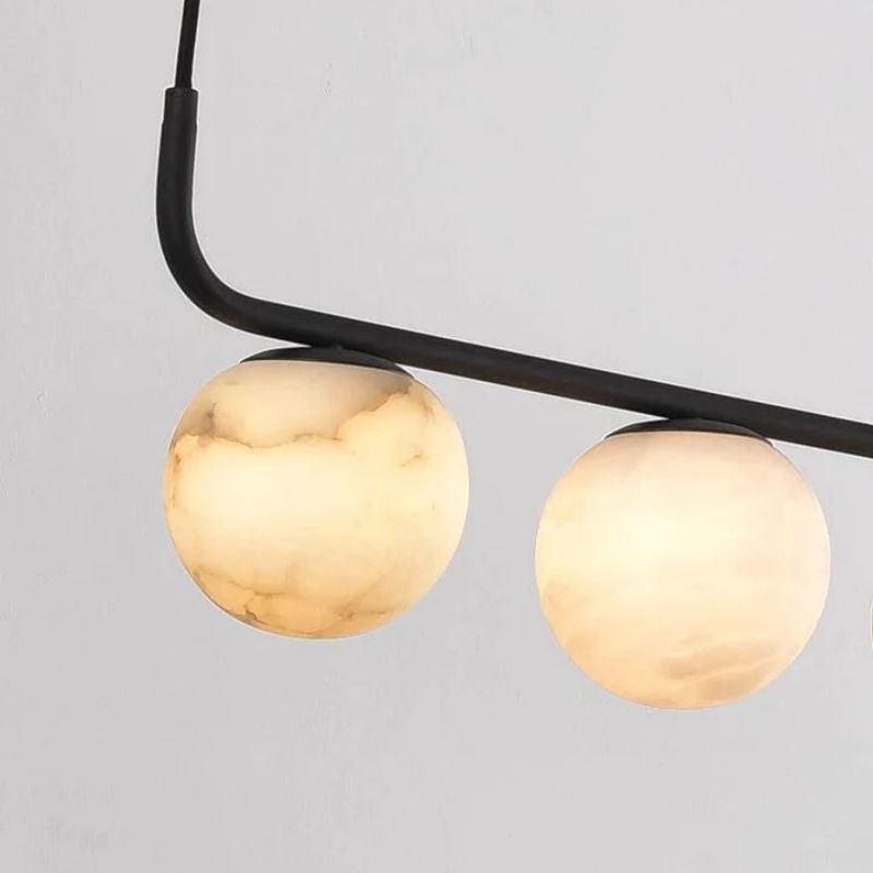 Alabaster Clool Linear Chandelier