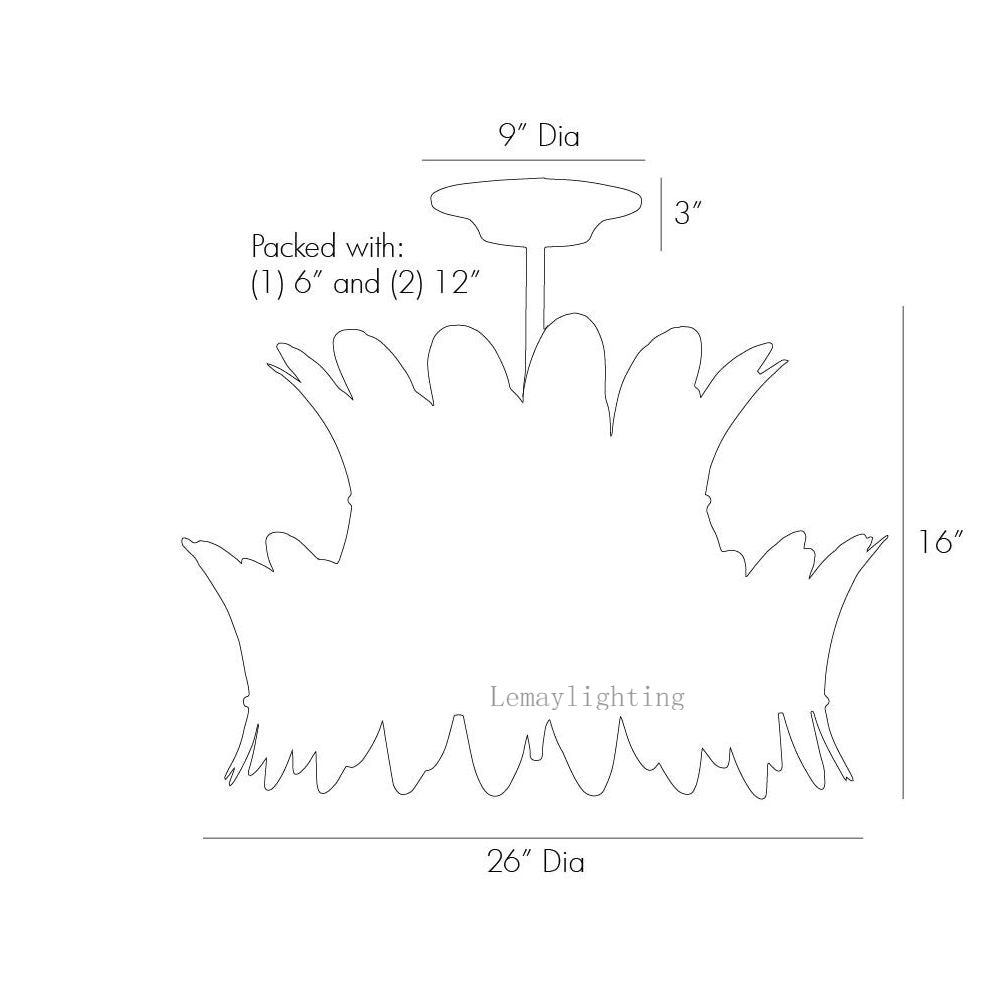 AnaLuxe Two Tier Chandelier
