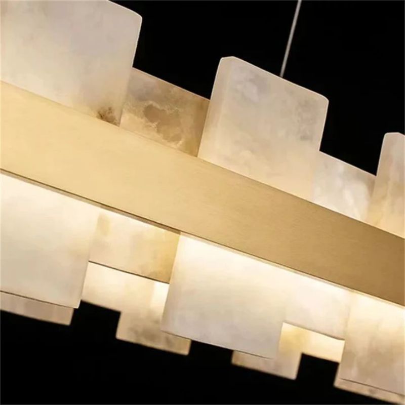 Alabaster Pomois Modern Chandelier