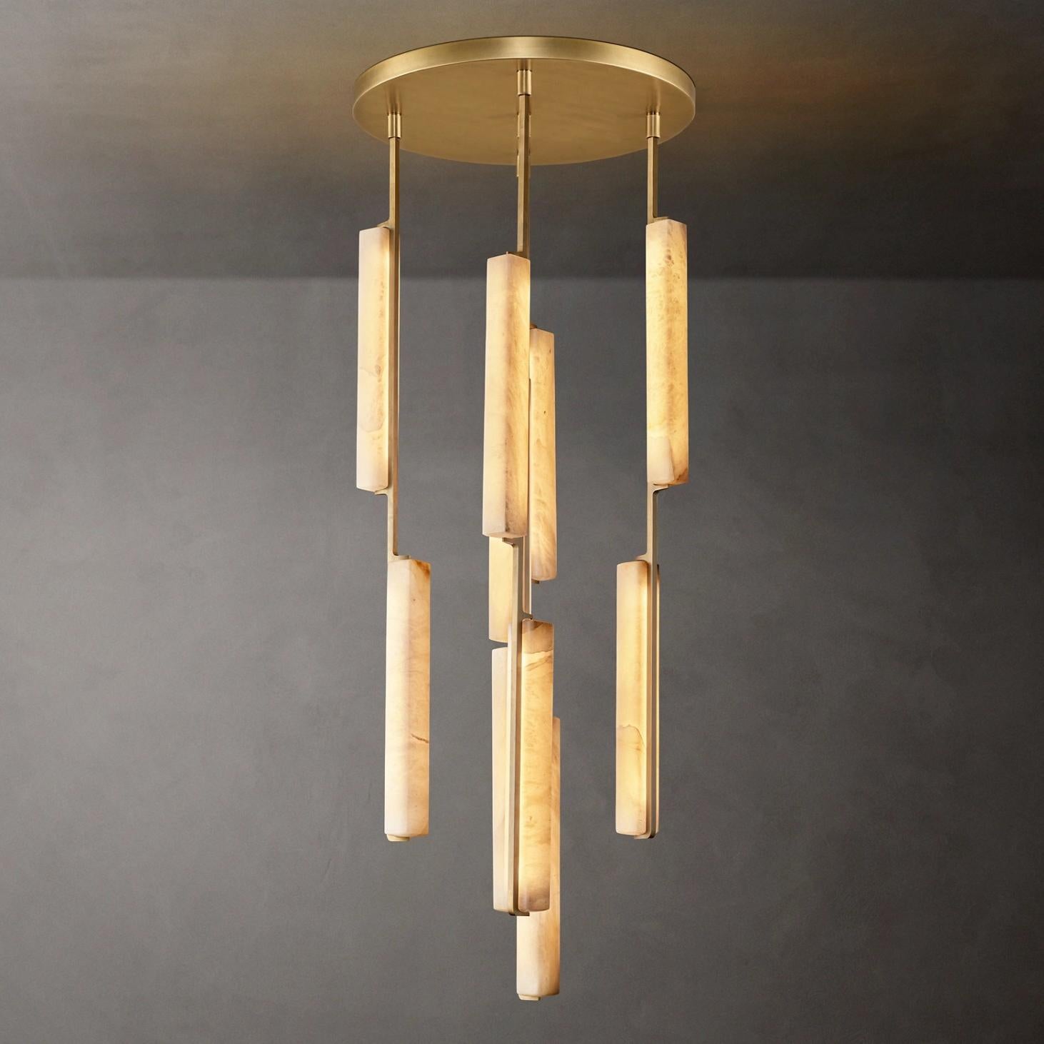 Audube Alabaster Round Chandelier