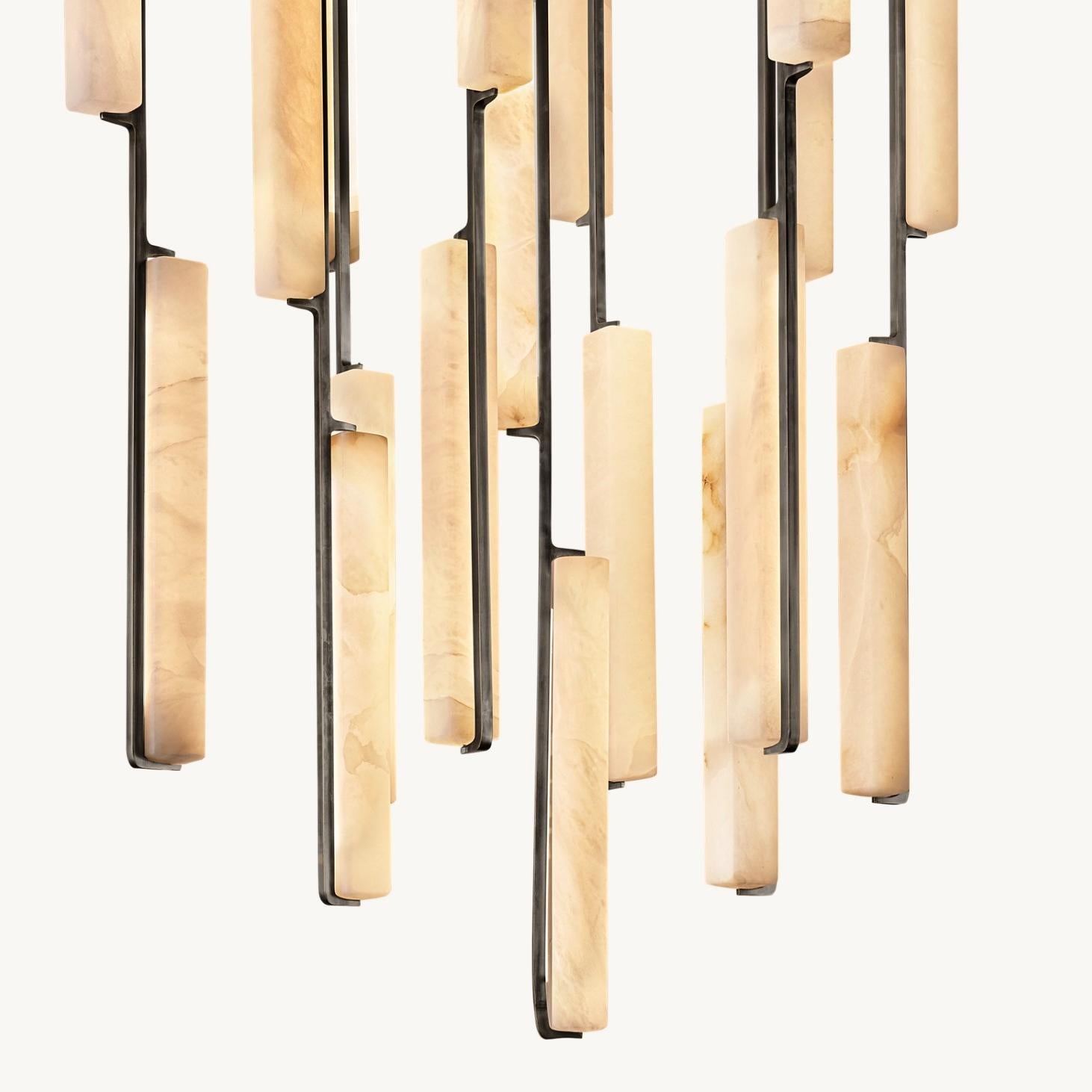 Audube Alabaster Round Chandelier