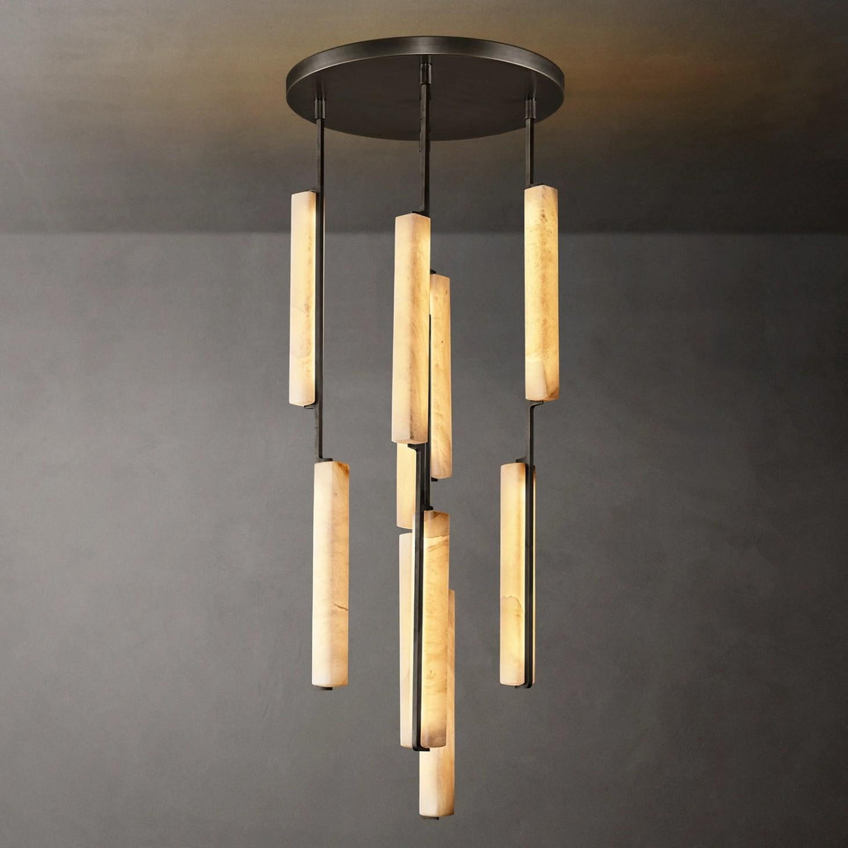 Audube Alabaster Round Chandelier