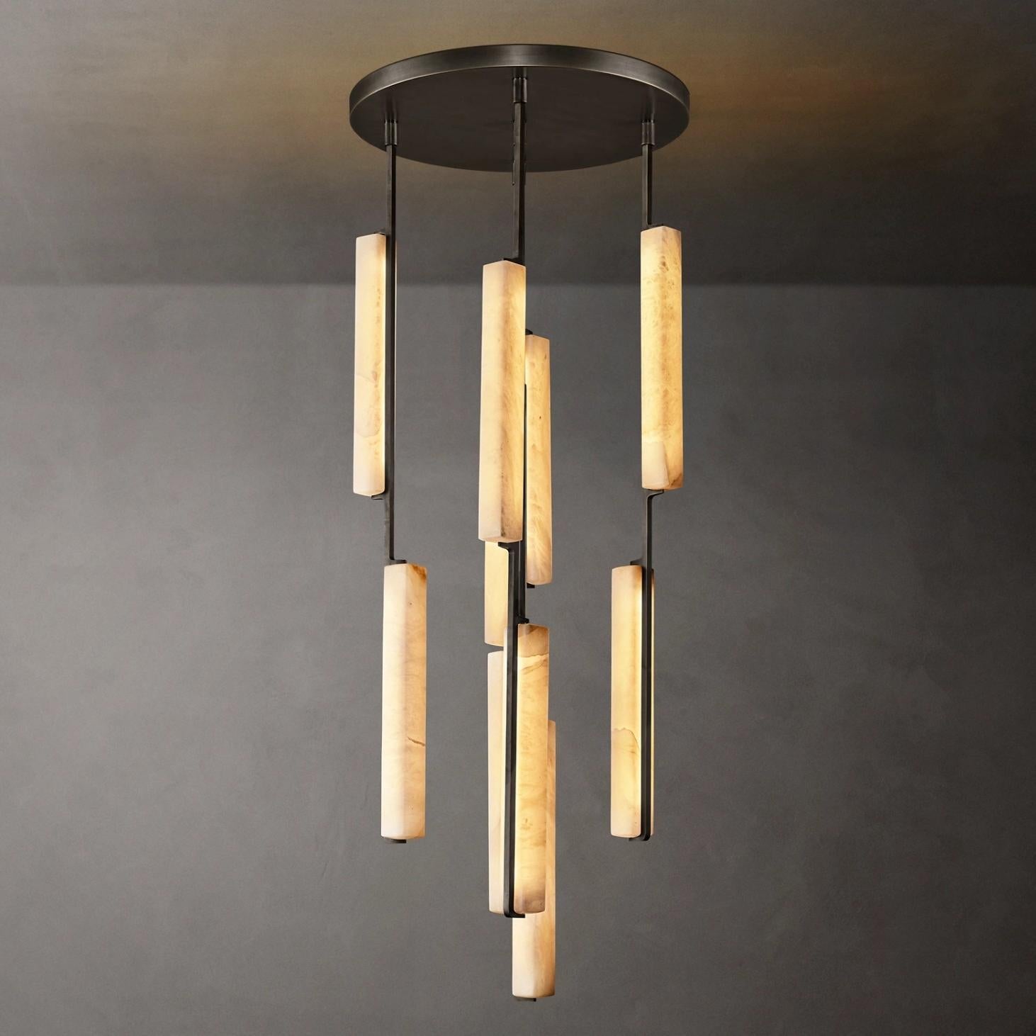 Audube Alabaster Round Chandelier