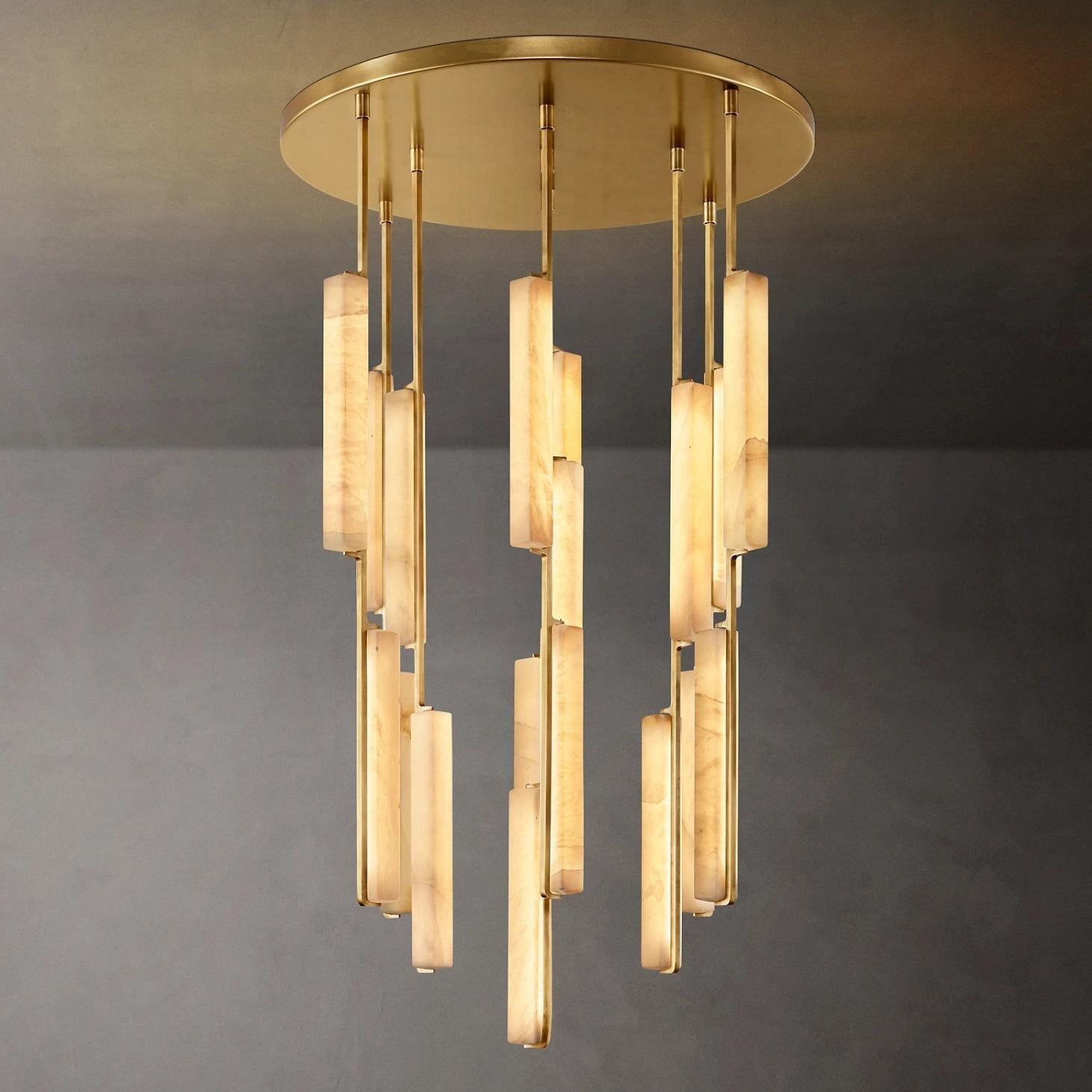 Audube Alabaster Round Chandelier