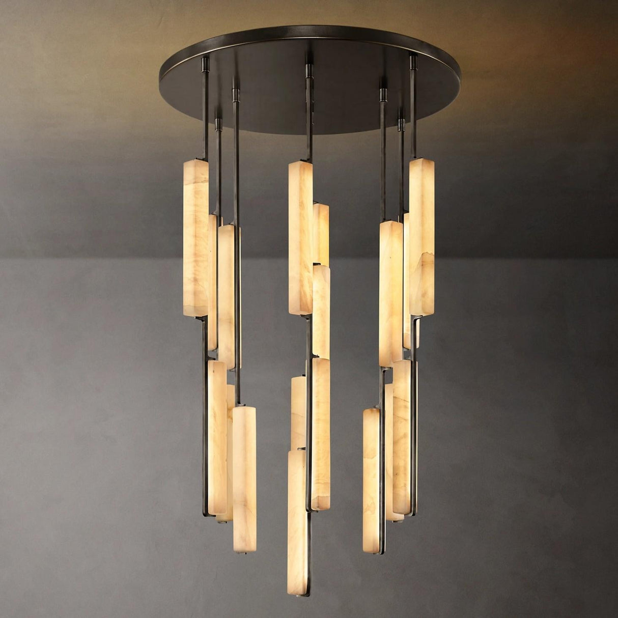 Audube Alabaster Round Chandelier