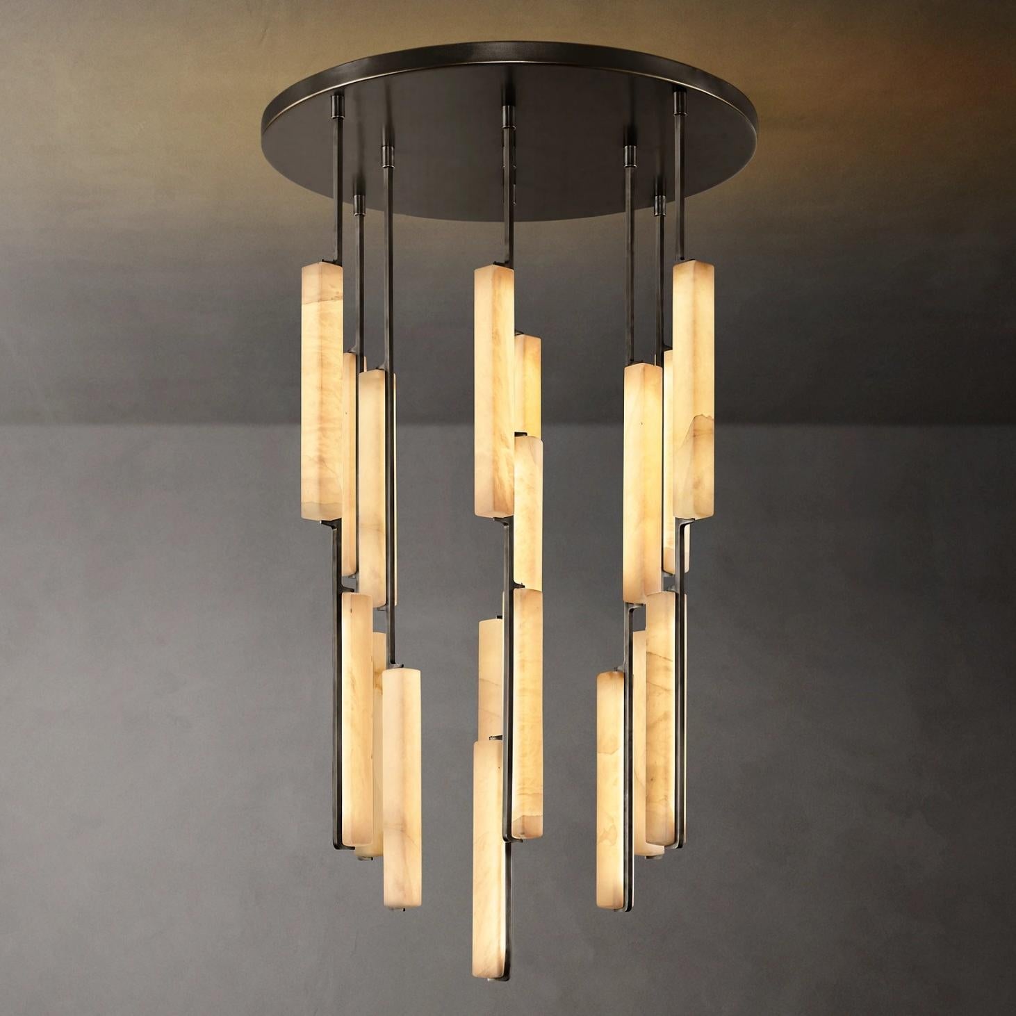 Audube Alabaster Round Chandelier